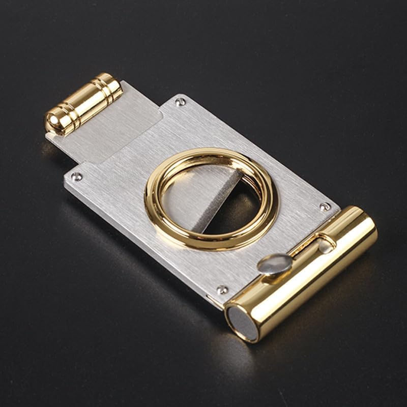Cigar Cutter 22mm Guillotine 8mm Puncher Stainless Steel Metal Slicer Portable Smoking Accessories Tool Pocket