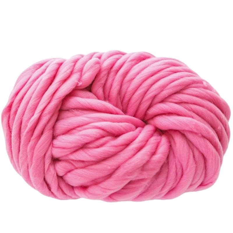 suxuMhao Hilo de lana 1 pieza – Hilo suave imprescindible para tejer y ganchillo, para manualidades hechas a mano (rosa nacarado)