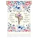 Riletese Prayer Shawls For Women Religious Christian Gifts Grandma Mom Inspirational Bible Pashmina Scarf Wrap (Flowers Butterfly Blue Red)