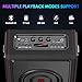 Karaoke Machine, Portable Bluetooth 5.3 Speaker with 3 Wireless Microphones for Adults, PA System with Pitch Correction & Echo Adjustment, Supports TWS/TF Card/USB/AUX/Live for Home Party (3MICS)
