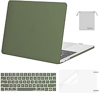 Vista 14 de MOSISO - Funda rígida de plástico con protector para teclado y pantalla, bolsa para MacBook Pro de 13 pulgadas M2 2025/2024/2023/2022-2016, A2338