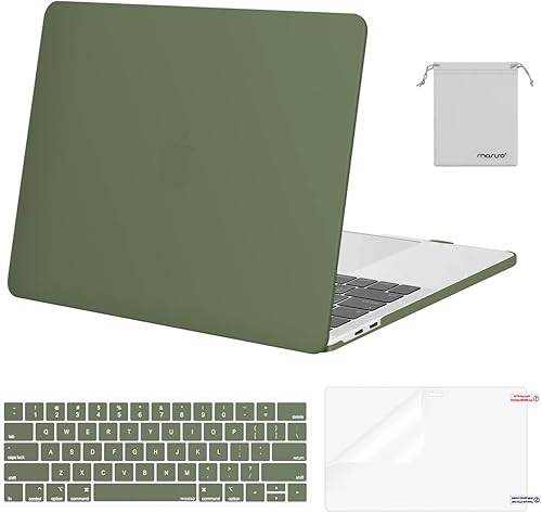 Vista 14 de MOSISO - Carcasa rígida de plástico, cubierta de teclado, protector de pantalla y bolsa de almacenamiento para MacBook Pro 13 pulgadas/33 cm