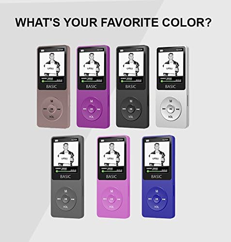 MP3 player showing Micro SD card slot and 128GB support