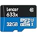 Lexar High-Performance microSDHC 633x 32GB UHS-I/U1 w/USB 3.0 Reader Flash Memory Card - LSDMI32GBB1NL633R