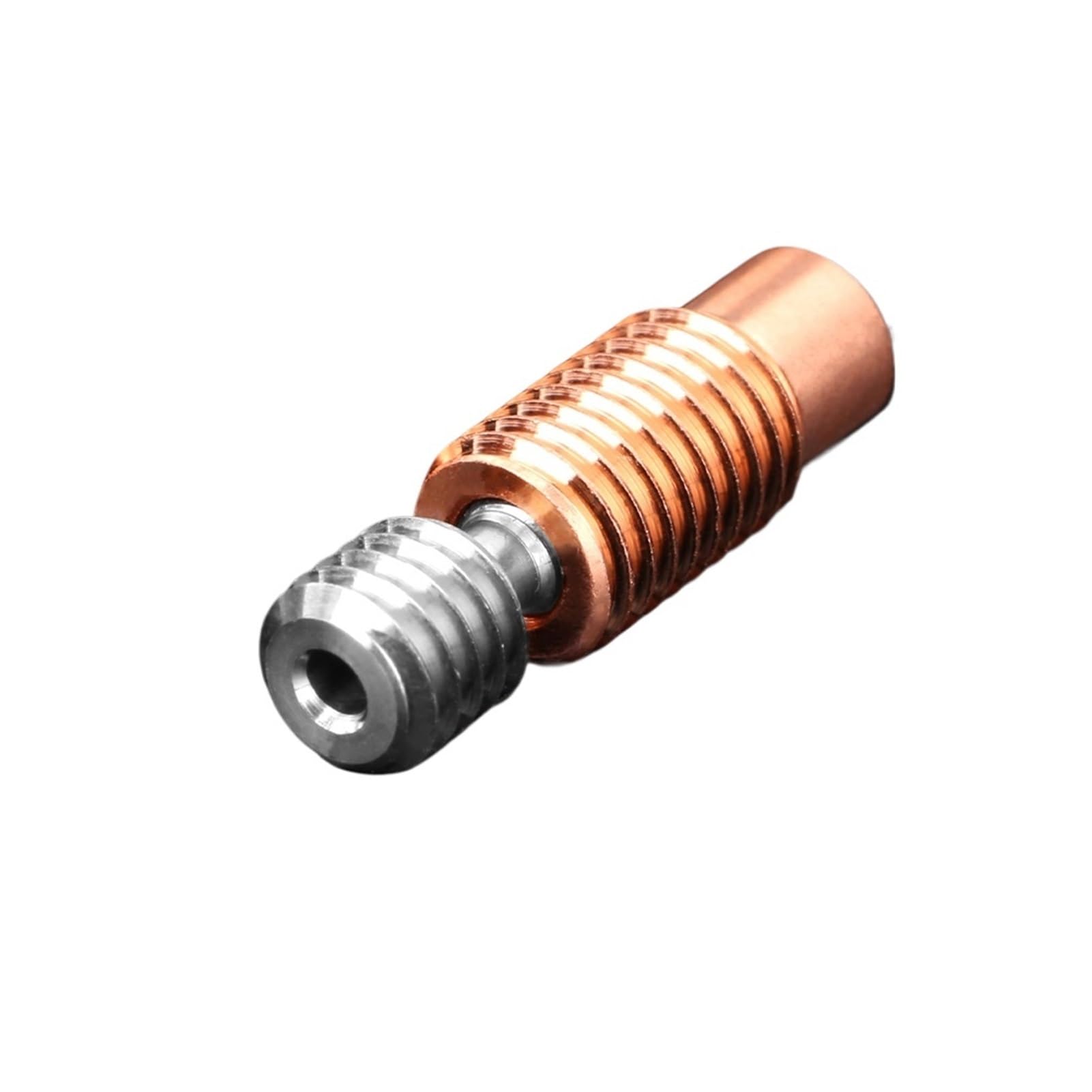3D-Druckerteile Titanlegierung Bimetall Heatbreak Rotes Kupfer Gewinde Hals M6 V6 Heizblock Düse 1,75 MM(Titanium Throat,10pcs)