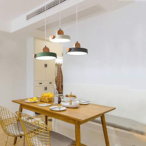 Lustre macaron scandinave premium à 3 disques pour table moderne