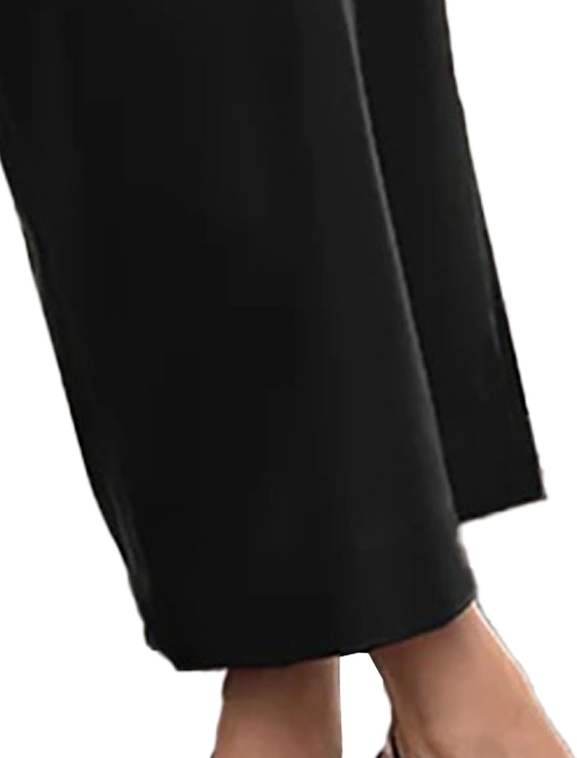 Sexyshine Women's Faux Leather Skirts High Waist A Line Bodycon Slit PU Leather Winter Fall Maxi Long Pencil Skirt - Image 5