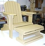 ADIRONDACK CHAIR W/ FOOT REST Paper Plans SO EASY BEGINNERS LOOK LIKE EXPERTS Build Your Own Using This Step By Step DIY Patterns by WoodPatternExpert
