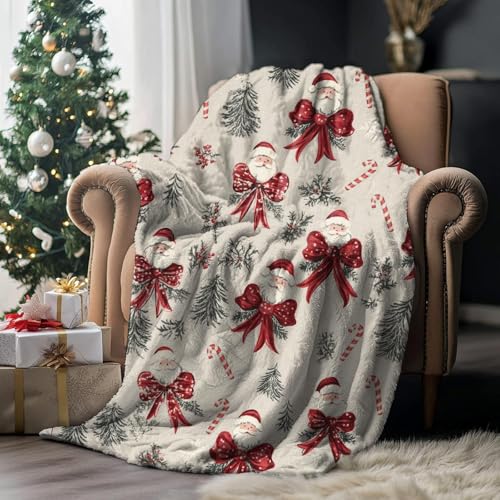 Weihnachtsdecke Kuscheldecke Flauschig Weihnachts Decke Wohndecke...