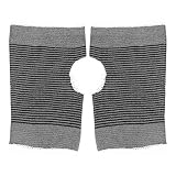 WNUV Halbfinger Handgelenkbandage, Unisex Komfortabel 1 Paar Flexible Strick Handgelenkbandage Atmungsaktiv für Fußball(grau)
