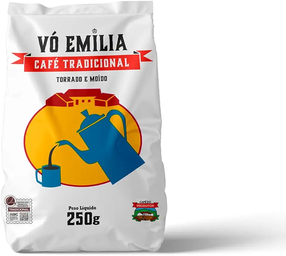 Café Vó Emília Torrado e Moído 250g