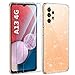AROYI Glitzer Handyhülle Kompatibel mit Samsung Galaxy A13 Hülle mit 2 Stück Panzerglas, Handyhülle Samsung Galaxy A13 4G 6.6" Transparente Soft Silikon TPU Sparkle Sterne Bumper Schutzhülle