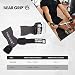 Bear Grip - Guantes para levantamiento de pesas, con correas y ganchos...