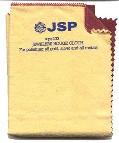 JSP®Jewelry Polishing Cloth 12"2" Double Side Jeweler Silver Gold Rouge