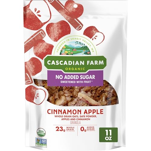 Select Accounts: 11-Oz Cascadian Farm Organic Granola (Cinnamon Apple) $3.37 w/ S&S + Free Shipping w/ Prime or on $35+