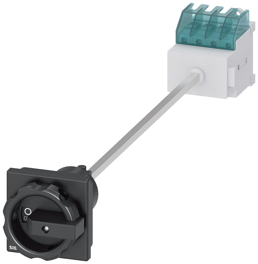 Interrupteur urgence 4 pôles Siemens Noir rotatif pour perceuse au sol