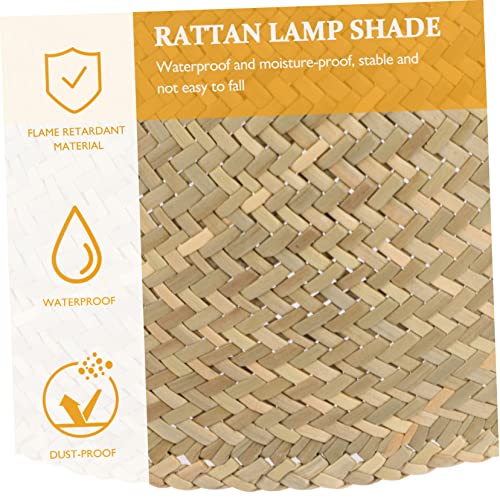 Betooky Lampshade Seagrass Lamp Shade Lamp Shades For Table Lamps Rattan Chandelier Small Lamp Shades For Table Lamps Light Cover Rattan Lamp Shade Small Rattan Table Lamp Shade Lamp Cover #TOP3