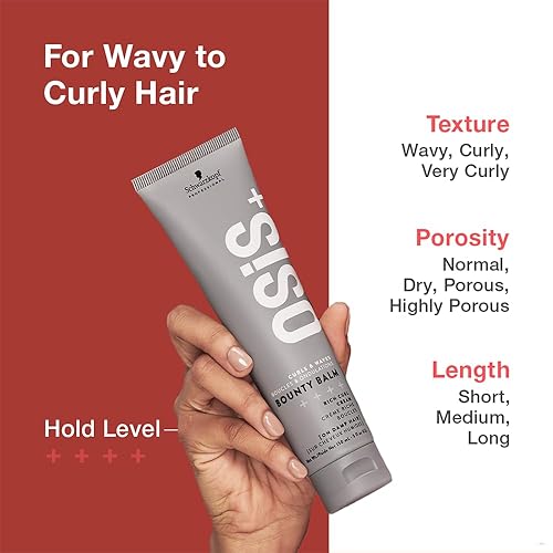 Miniatura 8 de OSiS+ Bounty Balm Rich Curl Cream 5oz  Reduce el encrespamiento y mejora las texturas naturales  No rígido  No crujiente  Todos los tipos de rizados