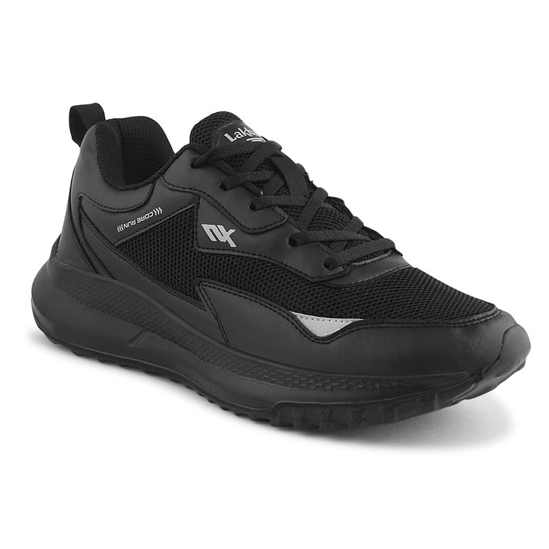 Image of Lakhani aashirwad Men's Sports Shoes | Lightweight Breathable Running Shoes for Men | Flynet Upper, Phylon Sole | Flexible, Comfortable Lace-Up Athletic Shoes