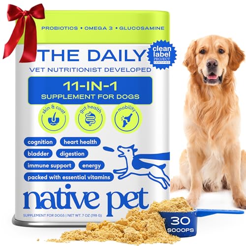 Native Pet Dog Vitamins & Supplements - 11-in-1 Vitamin Powder