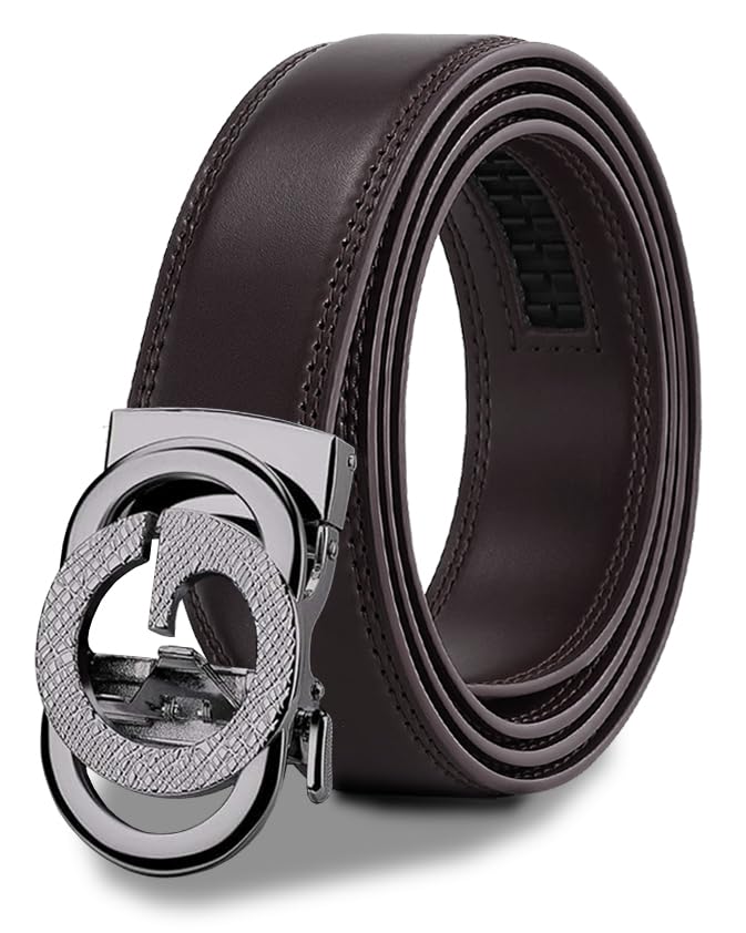 wildhorn Men's Genuine Leather Ratchet Belt for Men| Premium Auto-Lock Buckle | Adjustable up to 48” | Formal & Casual Wear | Micro-Adjust Fit | Stylish Gift Box Included-picture-30