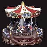 Feeric Light and Christmas Village de noël carrousel animé, Lumineux et Musical...