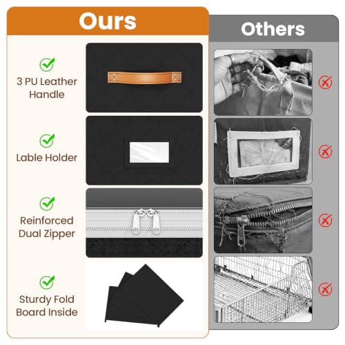 Budding Joy 80L 2 Pack Adjustable Under Bed Storage with Wheels - Image 4