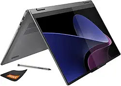 Lenovo Notebook IdeaPad Flex 5 2 em 1, tela sensível ao toque de 14 polegadas (1920 x 1200), Intel i7 150U, SSD NVMe LPDDR5 de 16 GB, Wi-Fi 6, teclado retroiluminado, impressão digital, webcam 1080p