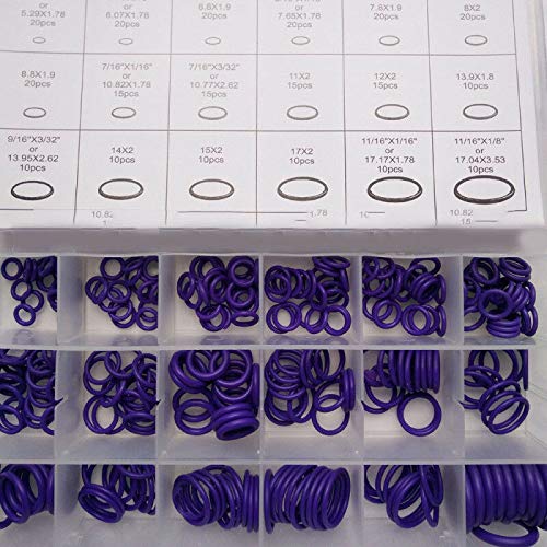 FidgetGear 270pcs High Pressure ORing Set HNBR Assortment Oil Proof