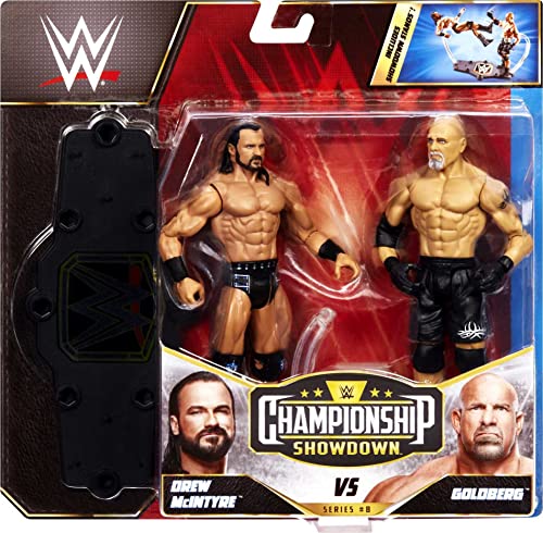 Wwe Drew Mcintyre Vs Goldberg Championship Showdown 2-Pack 6-Inch Action Figures Friday Night Smackdown Battle Pack For Ages 6 Years Old & Up #TOP5