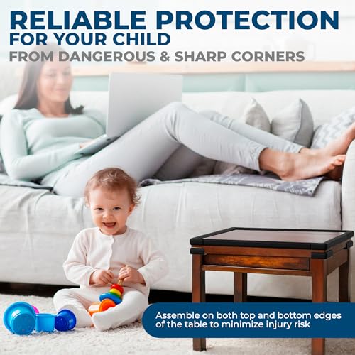 Protections d'angle et de table en mousse souple pour meuble et bureau