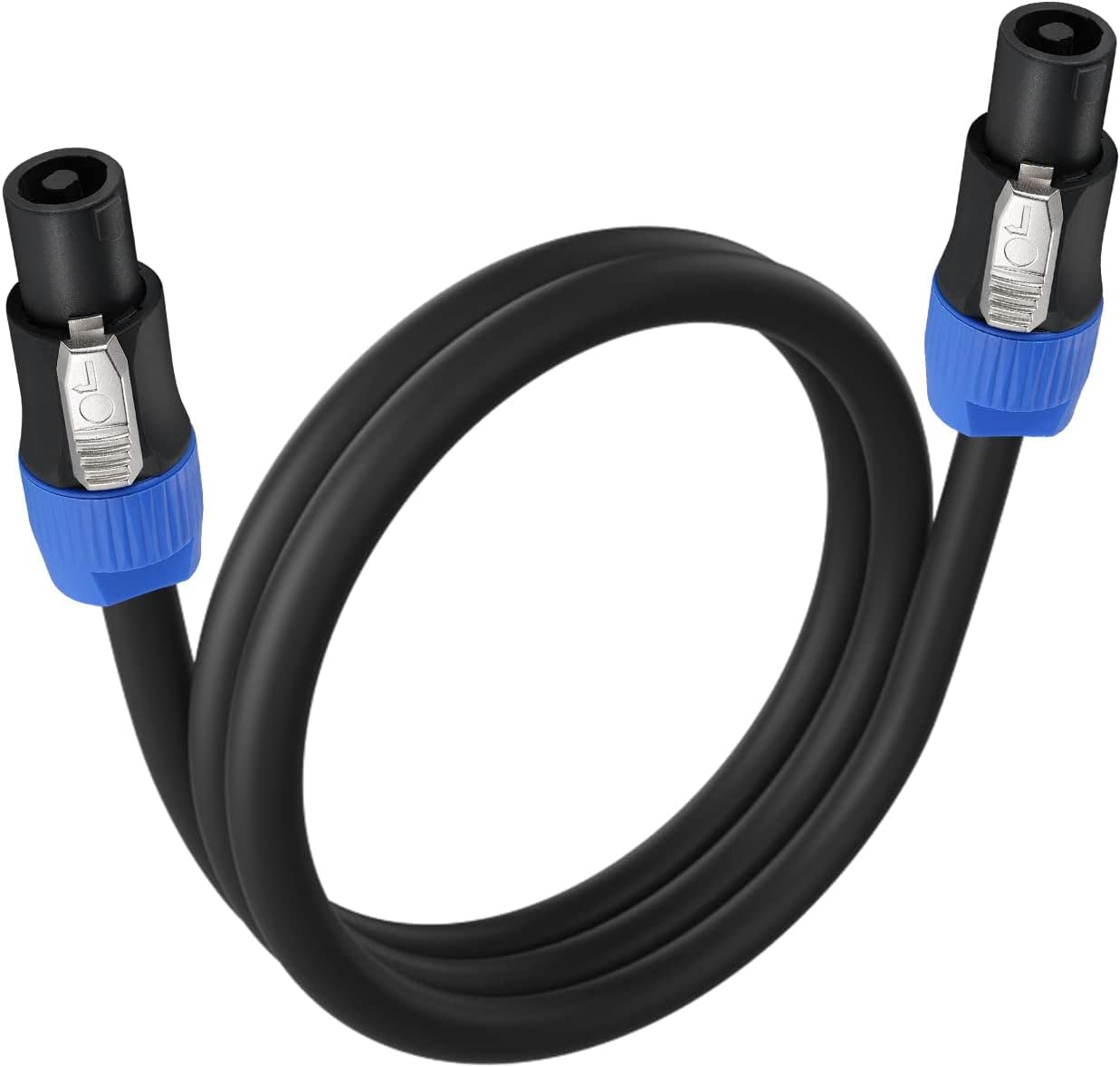 ebxya 3 feet speakon speaker cable 12 gaugeawg - premium speakon to speakon audio cable cord with nl4fx nl4fc connector - 4 conductor