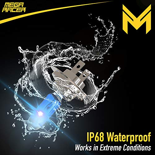 Mega Racer H7 Super White 5000K Xenon Halogen Headlight Lamp Light Bulb (High Or Low Beam) Hi Lo Replace Motorcycle Bike #TOP4