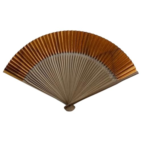 本物の「いぶし銀 」「燻 いぶし #3」 箔で表現する京扇子 箔 和装 扇子 和紙 手作り 日本製 父の日 ギフト 金彩扇子作家 米原康人