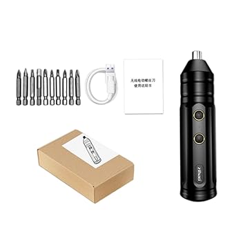 SAZ DEKOR Portable Mini Electric Screwdriver Upgrade Screwdriver Equipment for Home 10pcs