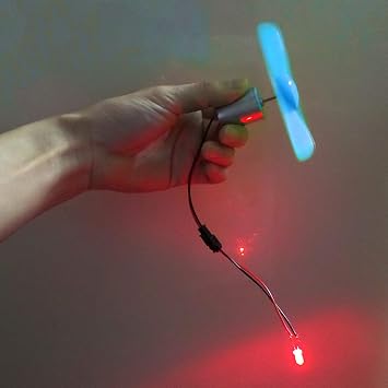 DIY Kits 6-9V Wind Turbine Micro Motor/Mini Blue Leaf Paddle/Diodes/Cables