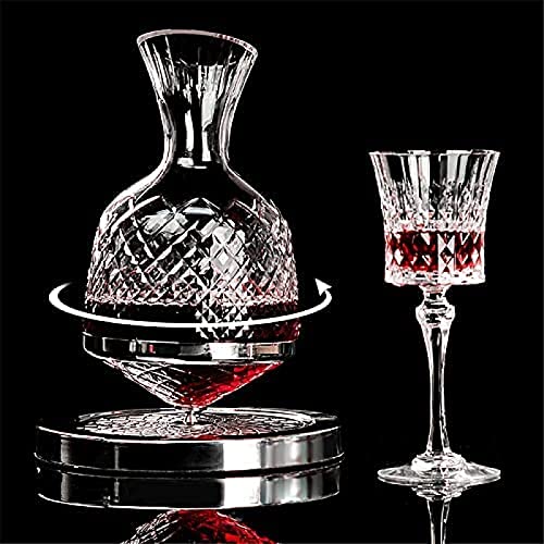 Jarra decantadora de vino, aireador de vino tinto y respirador, recipiente de vidrio transparente sin plomo para los amantes del vino