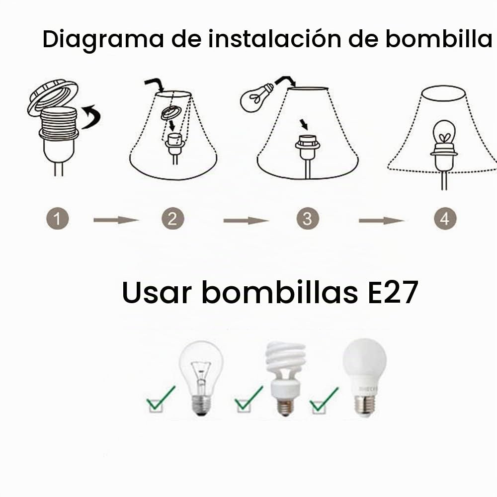 Lámpara de mesa moderna E27 lámparas de mesita de noche, lámpara de escritorio de tela blanca, lámpara de mesa de noche de cerámica, decoración de dormitorio, estudio lámpara de lectura
