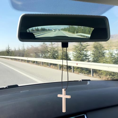 Cruz de coche para espejo retrovisor que no se decolora con el sol 5