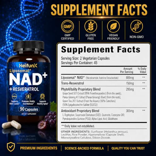 LAORICI Liposomal NAD Supplement