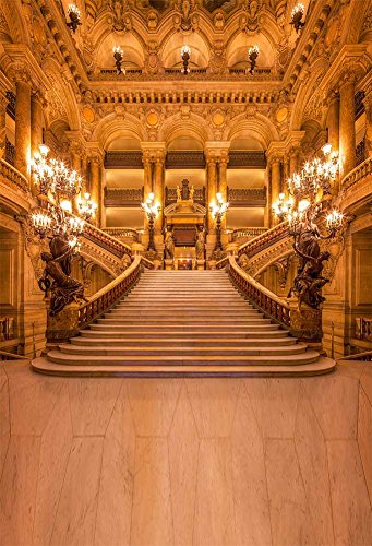 COMOPHOTO 5x7ft Polyester Photography Backdrop Beauty and The Beast Theme Party Photo Background Props Children Birthday Backdrops Photo Booth Pictures