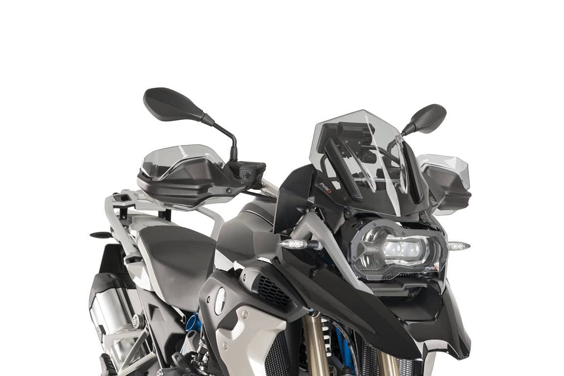 Puig 6487H Cúpula Sport compacta y aerodinámica en acrílico de alto impacto con perfil redondeado y diseño deportivo que mejora protección y visibilidad, Ahumado