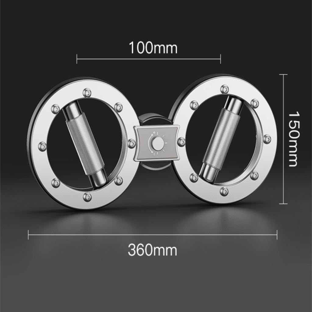 kowaku Máquina rotadora de Entrenamiento de Fuerza para la Parte Superior del Brazo, Gimnasio en casa, empuñaduras giratorias de 360 Grados, ejercitador