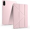 حافظة متوافقة مع Kilifplus Xiaomi Redmi Pad 2 Tri حامل قلم سيليكون قابل للطي غطاء ناعم من جلد البولي يوريثان مع حافظة للكمبيوتر اللوحي [غطاء ذكي، وضع السكون] - أسود