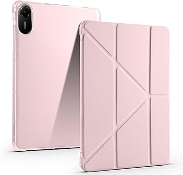 Kilifplus Xiaomi Redmi Pad 2 ile Uyumlu Kılıf Tri Folding Silikon Kalem Bölmeli Katlanabilir Standlı PU Deri Yumuşak Kapak, Tablet Kılıfı [Akıllı Kapak, Uyku Modlu] - Siyah