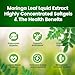 Pure Moringa Softgel, Moringa Leaf Extracts, 120 Day Supply, 30:1 Ultra-Concentrated Liposomal Tech 98% Absorption, Complete Green Superfood, for Energy, Skin, Immune & Gut Health