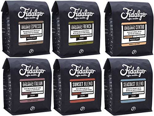 Pack Variedad Café En Grano Tostado Oscuro 12oz x6