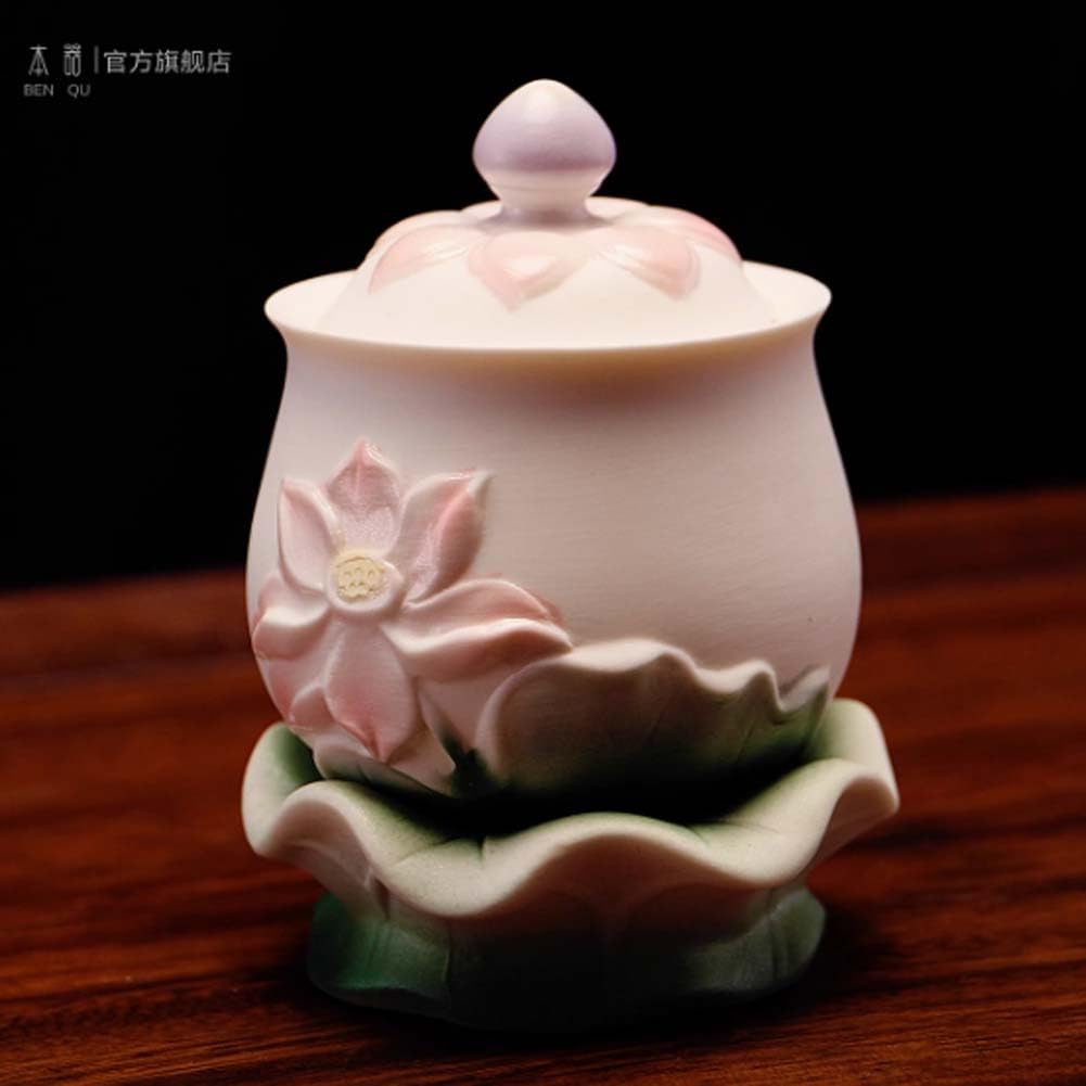 PEWRESLORS 1 PCS Ceramics Altar Cup, Buddha's Front Offering Glass?Holy Water Offering Cup, Tibetan Buddhist Worship Cup - Buddhist Supplies A15 - Medium Size