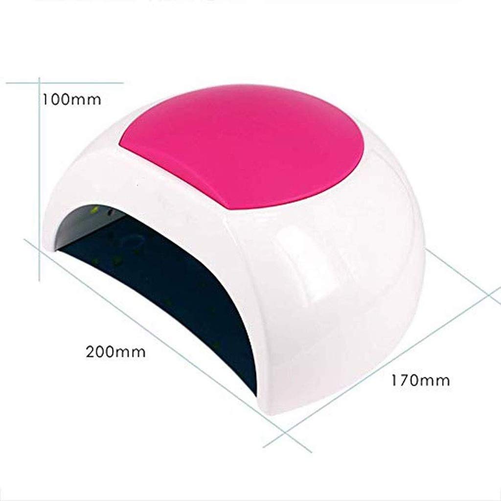 FAXIOAWA Macchina per fototerapia Bianca, Lampada per Unghie a LED da 48 W con 4 impostazioni di Timer, sensore per Unghie in Gel e Unghie dei Piedi