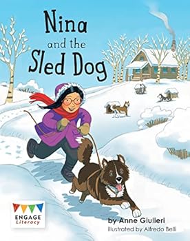 Paperback Nina and the Sled Dog (Engage Literacy Purple) Book